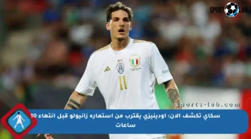 سكاي تكشف الآن: أودينيزي يقترب من استعارة زانيولو قبل انتهاء 10 ساعات